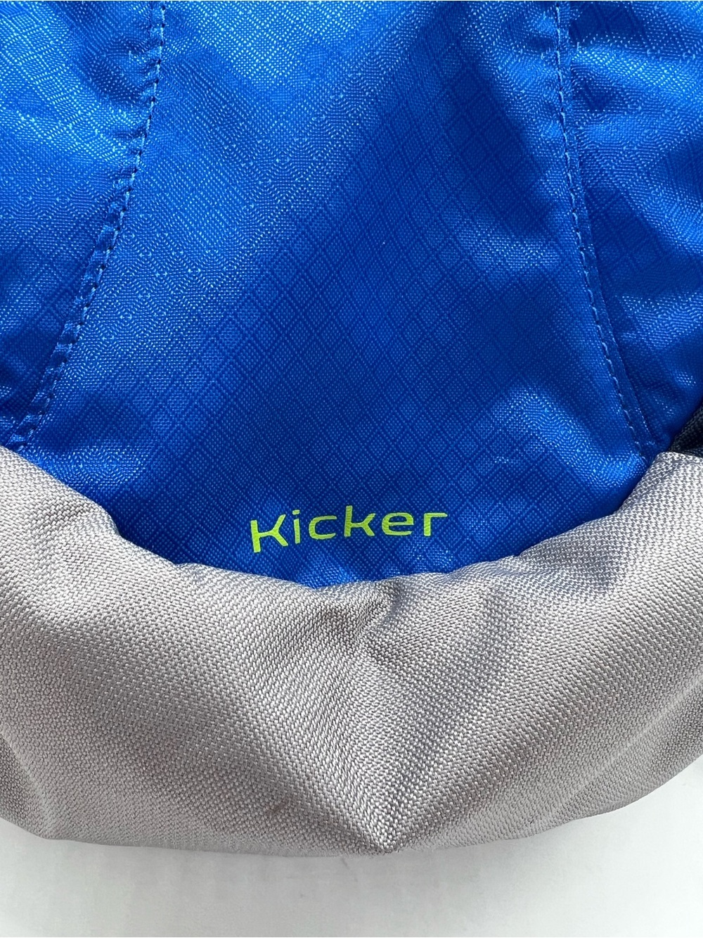 CamelBak Kicker Kid's Blue and Neon Green Kicker Backpack - Picture 2 of 14